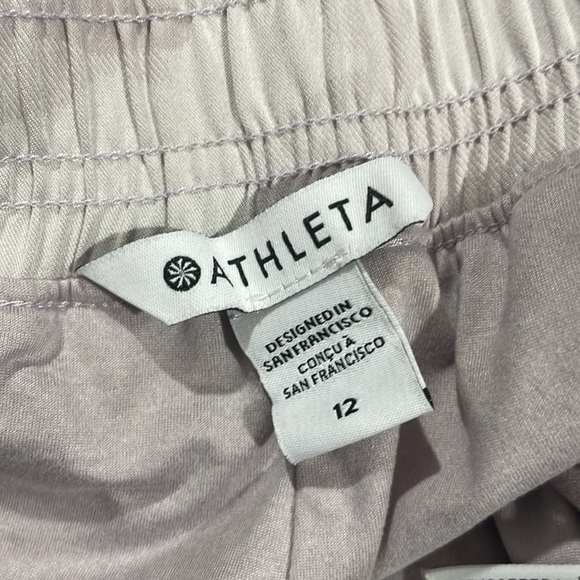 ATHLETA Brooklyn Lined Textured Jogger Camo Lux Shasta Purple - Picture 4 of 12